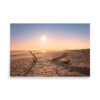 ocean sunset setting of the Helderberg marine protected area
